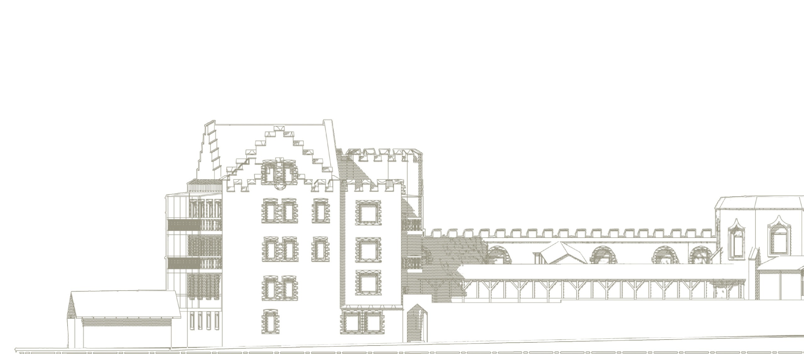 Das Landschloss der Steinburg Würzburg