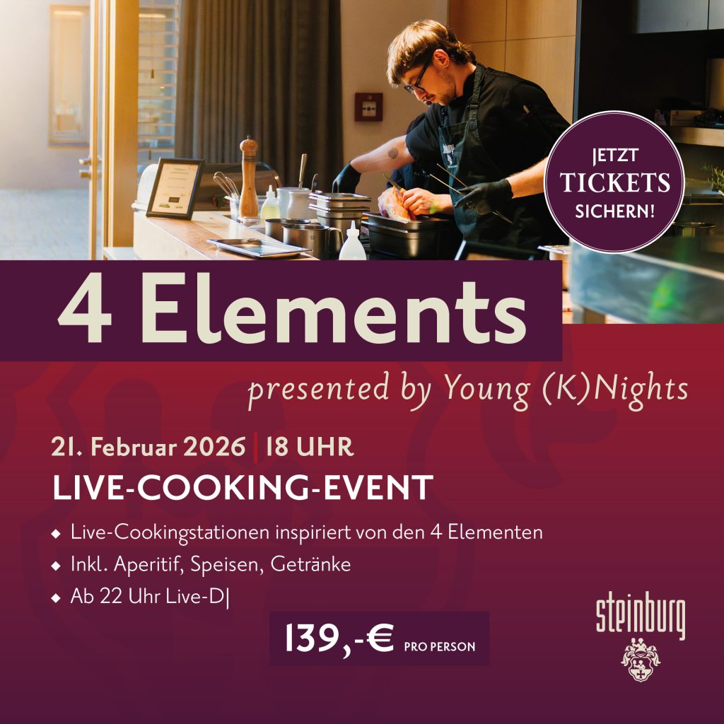4 Elements Azubi Live Cooking Event auf der Steinburg